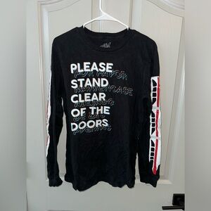 Disney World Monorail Long Sleeved T - “Please Stand Clear of the Doors” - Large